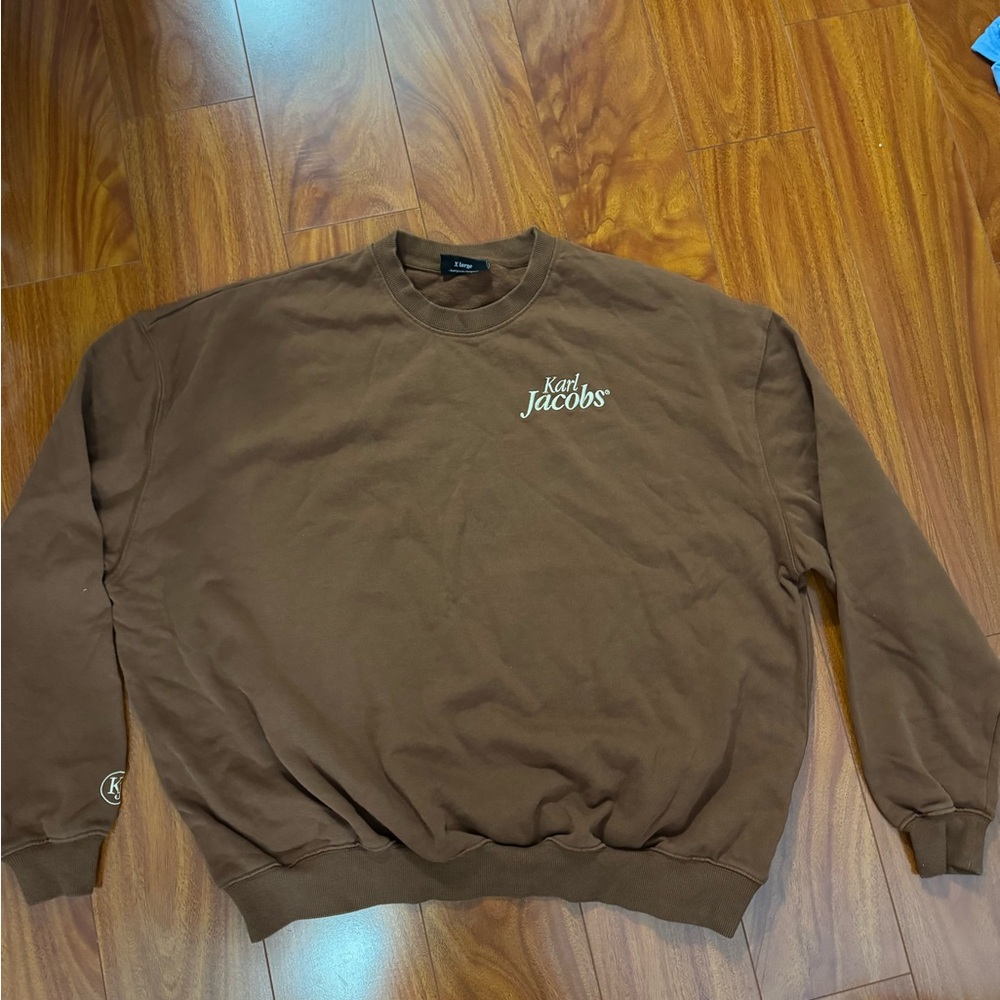 Brown Karl Jacobs sweatshirt